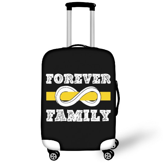 Thin Gold Line Family Forever Luggage Covers