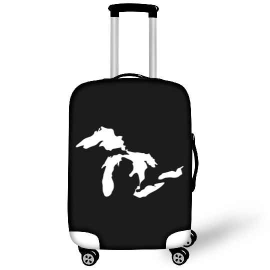 Great lakes white Luggage Covers