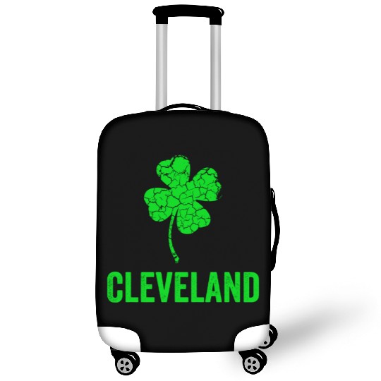 Cleveland Irish, St Patricks Day, Four Leaf Clover Luggage Covers