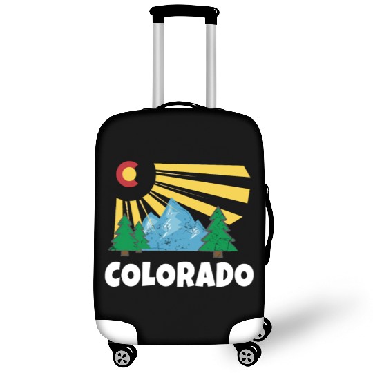 Native Colorado Gifts CO State Flag Sunrise Luggage Covers