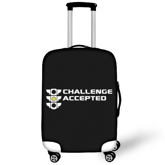 Challenge Accepted stoplight automotive mechanic c Luggage Covers