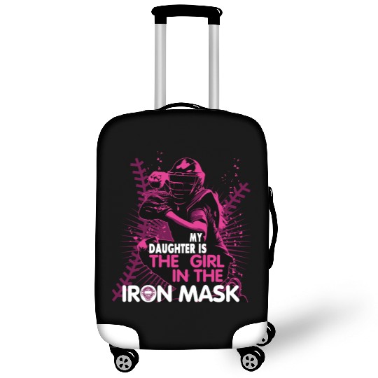 My Daughter Is The Girl In The Iron Mask Softball Luggage Covers