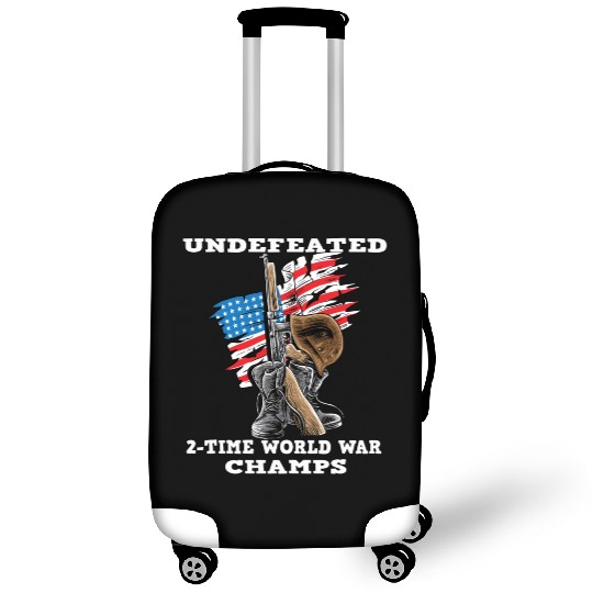 Undefeated World war 2 veteran Luggage Covers
