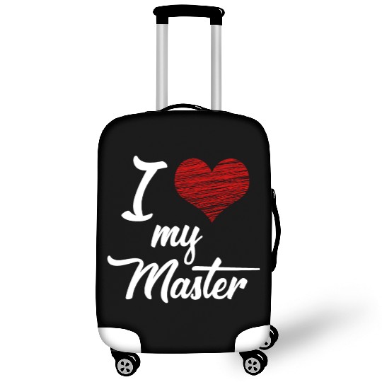 I love my Master BDSM Submissive Sub Slave gift Luggage Covers
