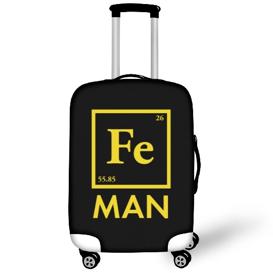 funny iron man science chemistry fe Luggage Covers