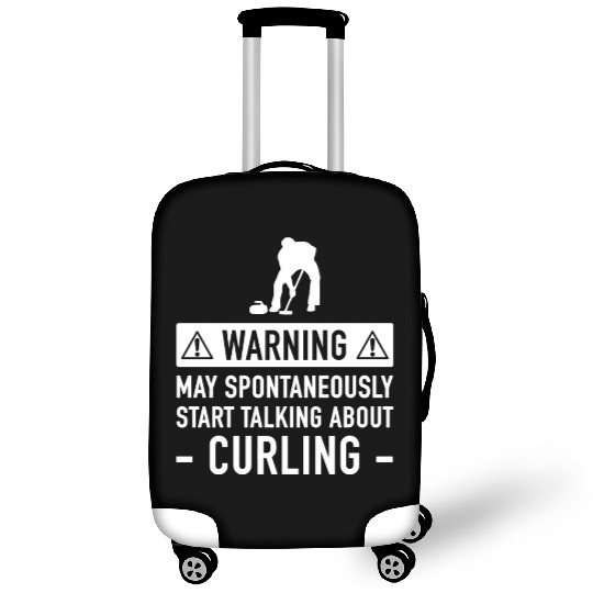 Movie - funny curling for men or women Luggage Covers