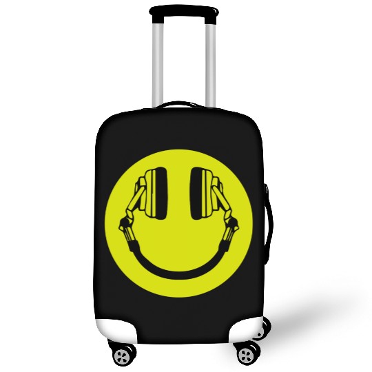 Headphone Smiley Acid House Cans MUSIC RAVE WEED D Luggage Covers