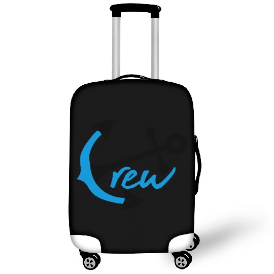 crew crew team friends anchor boat ship floating s Luggage Covers