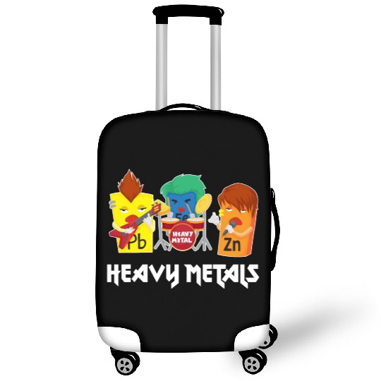 Funny Heavy Metals Chemistry Elements Rock Band Luggage Covers