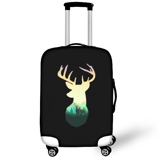 Deer Family In The Forest Unisex Cool Luggage Covers