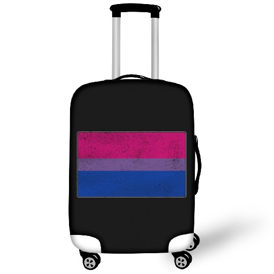 Distressed Bisexual Pride Flag Luggage Covers