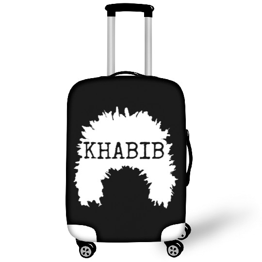khabib normagomedov sheep hat white text Luggage Covers