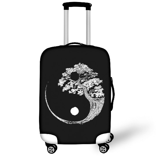 Yin Yang Bonsai Tree Japanese Buddhist Zen Luggage Covers