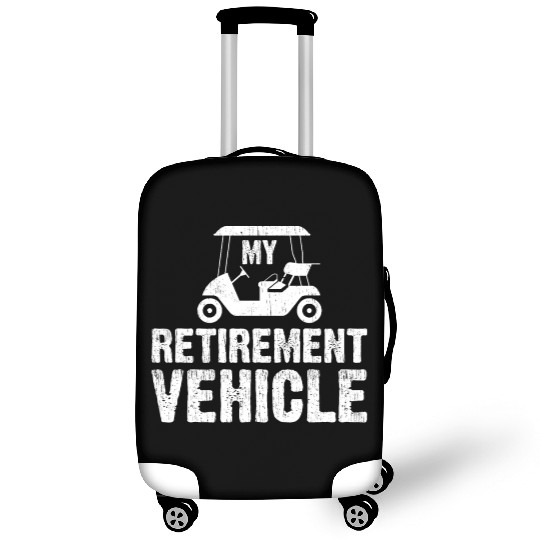 My Retirement Vehicle Golf Cart Golfer Father Gift Luggage Covers