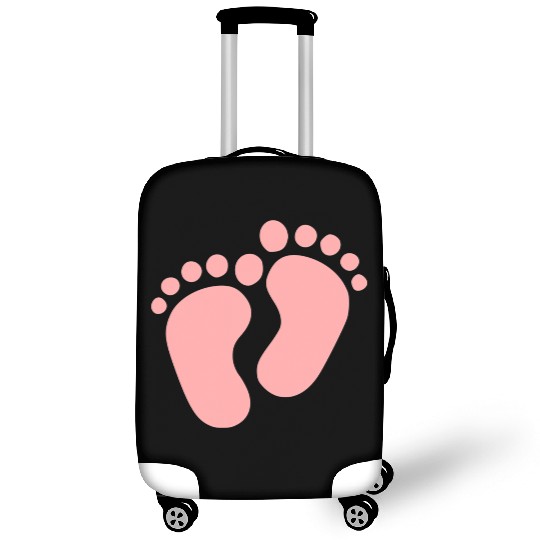 Baby Feet Pastel Pink Pregnancy Maternity Luggage Covers