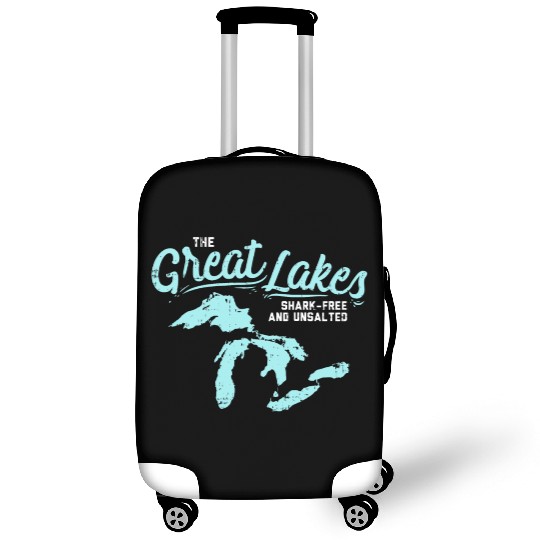 Lake The Great Lakes Silhouette USA Border Gift Luggage Covers