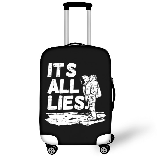 Moon Landing Conspiracy Theory Illuminati Gift Luggage Covers