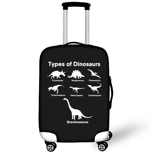 Types of Dinosaurs T-Rex Veloceraptor, Triceratops Luggage Covers