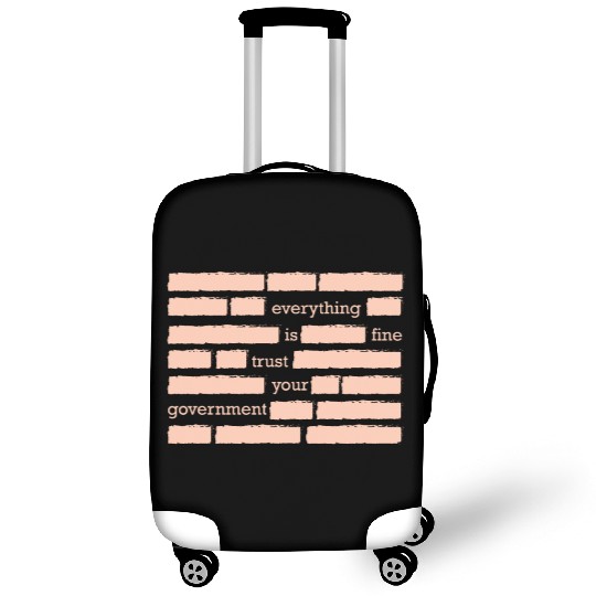 conspiracy theory trust your government funny gift Luggage Covers