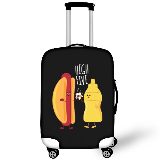 HOT DOG & MUSTARD HIGH FIVE Luggage Covers