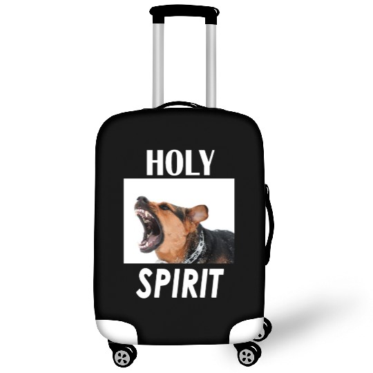 Holy Spirit dog barking Luggage Covers