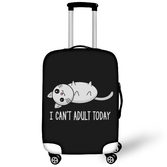 I can´t adult today lazy sweet cat kitten gift Luggage Covers