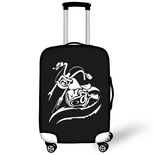 Motorcycle Chopper Cruiser Biker Mechanic Gift Luggage Covers