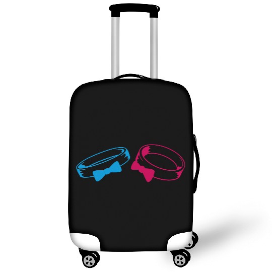 colorful men mens gay gay 2 rings marry wedding je Luggage Covers