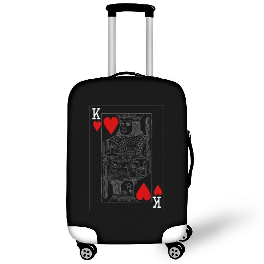 KING OF HEARTS PLAYING CARD Luggage Covers
