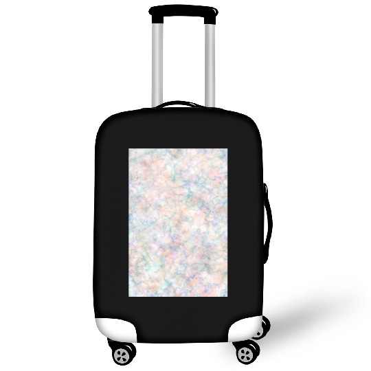 Multicolor Pastel Rainbow Marble Pattern Luggage Covers