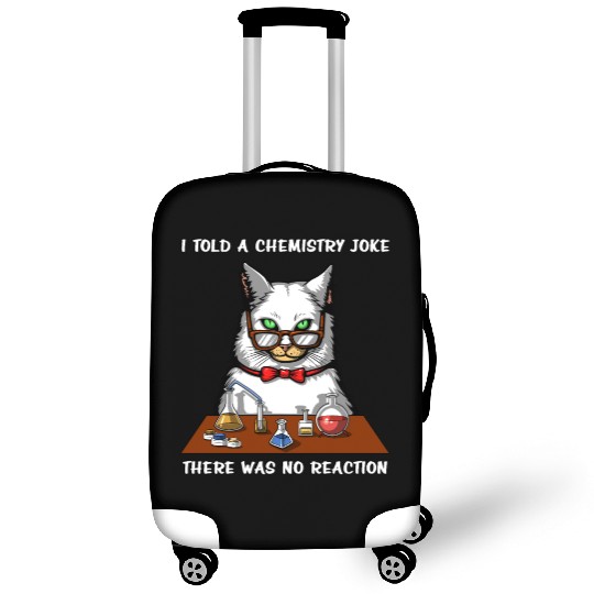 Cat Chemistry Reaction Funny Joke Luggage Covers