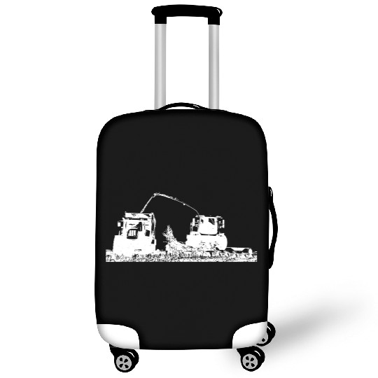 Corn chopper chopping corn harvester farmer Luggage Covers