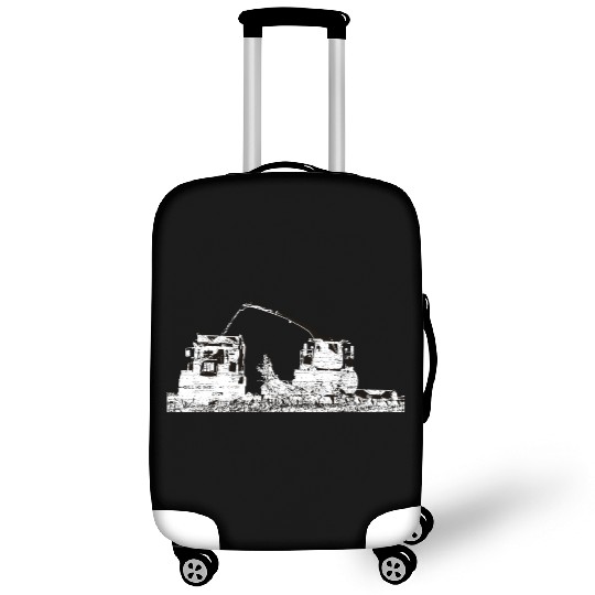 Corn chopper chopping corn maize farmer Luggage Covers