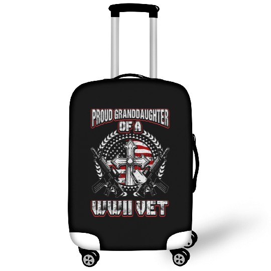 Proud Granddaughter of a WWII Vet Luggage Covers