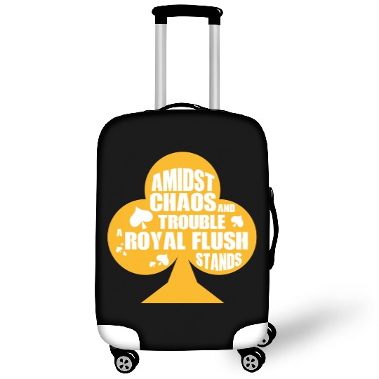 A Midst Chaos Trouble Royal Flush Stands | Poker Luggage Covers
