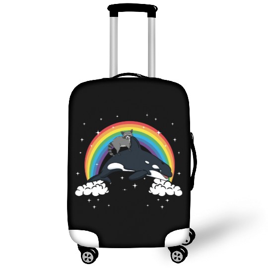 Raccoon Trash Panda Funny Orca Killer Whale Gift Luggage Covers