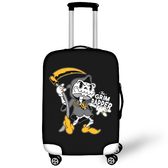 The grim reaper Luggage Covers funny the grim rapper