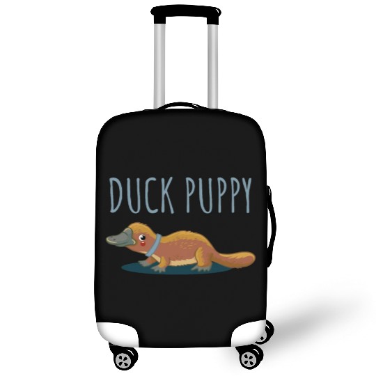 Duck Puppy Duck puppy sweet gift platypus cute Luggage Covers