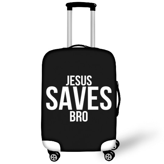 Jesus Saves Bro Luggage Covers