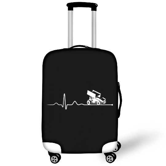 SPRINT CAR RACING Sprint Car Racing Heartbeat Luggage Covers
