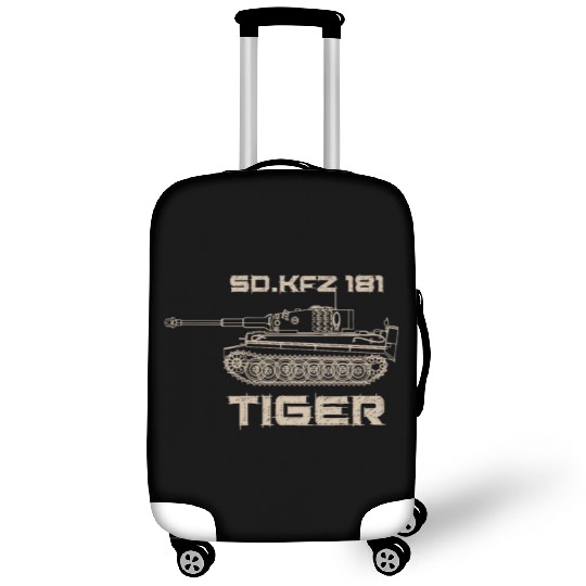 Tank German Tiger Panzer Combat Army WW2 Luggage Covers