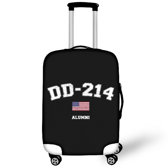 Dd 214 Us Armed Forces Alumni Usa Flag Vintage Luggage Covers