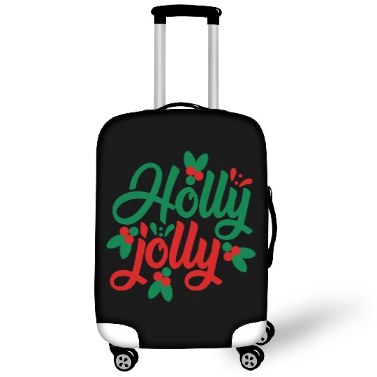 Holly jolly, A great Christmas party gift Luggage Covers