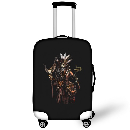 Female Voodoo Queen Witch Doctor Halloween Costume Luggage Covers