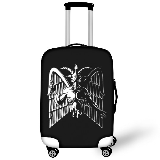Dark Goat Baphomet - Satanic Lucifer Beelzebub Luggage Covers