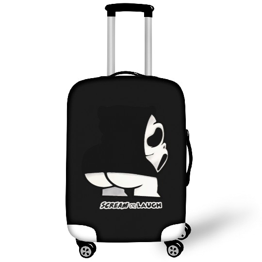Ghost creature scream or laugh Luggage Covers