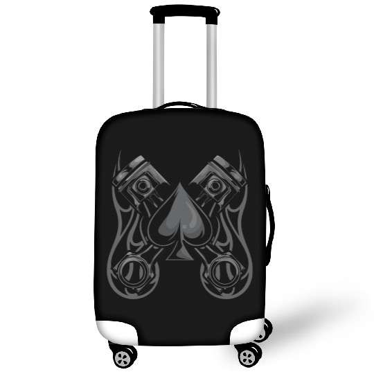 Poker and Hotrod - Cool Poker Art Hot Rod Luggage Covers
