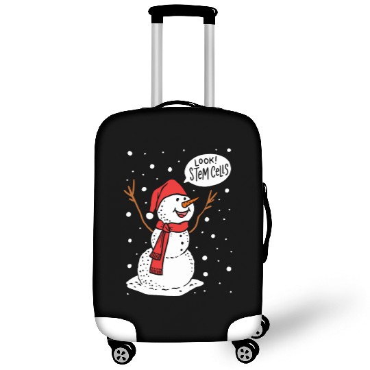 Funny Snowman Stem Cells Science Biology Teacher Luggage Covers