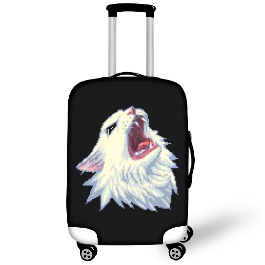 8 bit Screamin Thurston the Cat meme 2 Luggage Covers