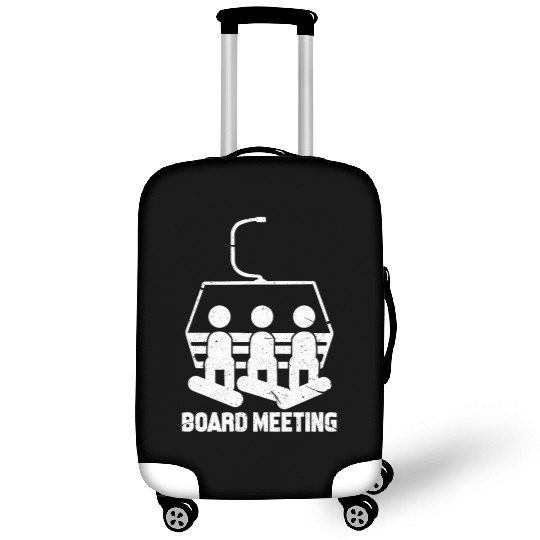 Snowboarding Board Meeting Luggage Covers